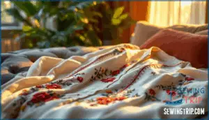 where is embroidery commonly used