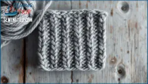 why is my knitting curling