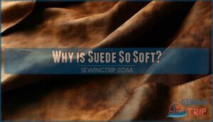 why is suede so soft