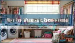 why pre-washing is recommended