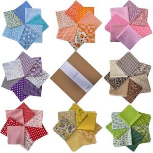 56 Pcs Precut Fabric Squares B0CYBQ63JP