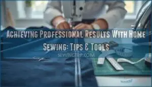 achieving professional results with home sewing