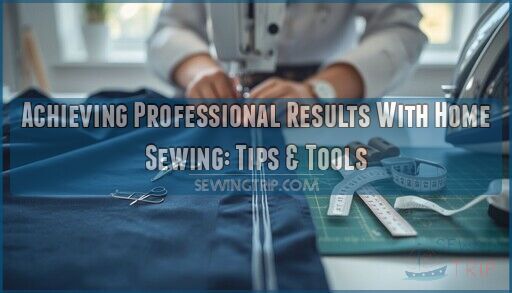 achieving professional results with home sewing