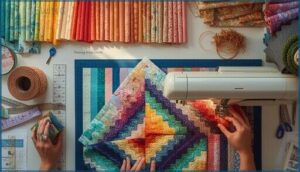 adding borders and sashing with jelly rolls