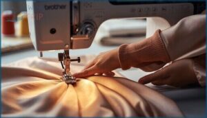 adjustable presser foot pressure and free arm