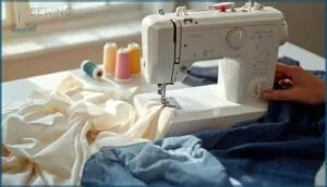adjusting serger settings for different fabrics