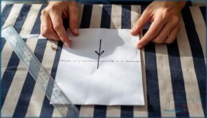 aligning pattern with grainline and repeat aligning pattern with grainline and repeat