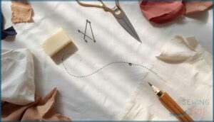 alternative tools (bar soap, snips, pins, hera markers)