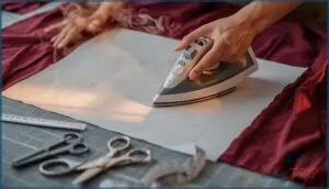 attaching fusible interfacing