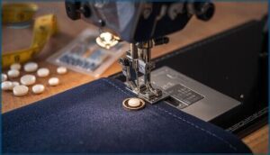 automatic needle threader and buttonhole automatic needle threader and buttonhole