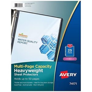10 Sewing Pattern Organization Solutions That Actually Work 6 Avery Clear High Capacity Sheet Protectors, B00006IC80
