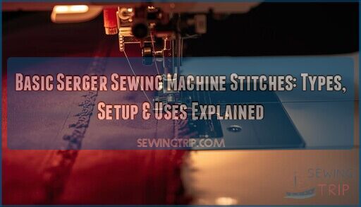 basic serger sewing machine stitches