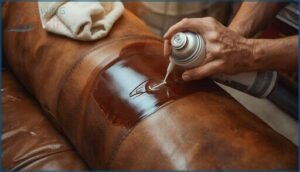 blending and sealing the repair blending and sealing the repair