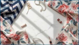 blending geometric patterns and florals