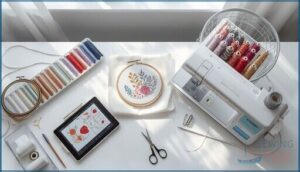 brother embroidery machine accessories and software