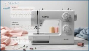 built-in 27 stitches and 63 stitch functions built-in 27 stitches and 63 stitch functions