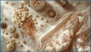 buttons, beads, and sequins buttons, beads, and sequins