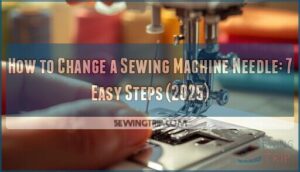 changing a sewing machine needle