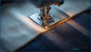 checking and setting stitch length