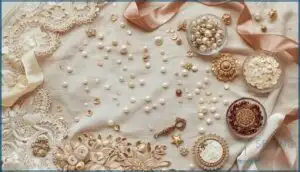 choosing and matching embellishments
