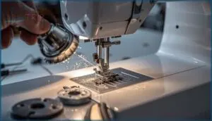 cleaning tension discs, feed dogs, and loopers cleaning tension discs, feed dogs, and loopers