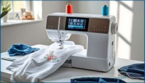combination sewing and embroidery machines