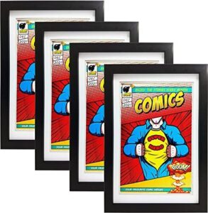Tips for Using Vintage Patterns: Sizing, Fit & Modern Adaptation 4 Comic Book Frame,4 Pack,Ultraviolet UV B09G997ZF7
