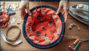 creating and joining the lining