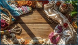 creative embroidery thread and fabric gift ideas