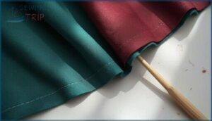 crisp corners and ties techniques