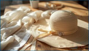 customize and finish your sun hat customize and finish your sun hat