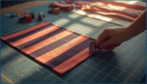 cutting one piece first as a template cutting one piece first as a template