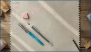 direct marking with pens, pencils, and chalk