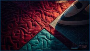 directional pressing for seam nesting