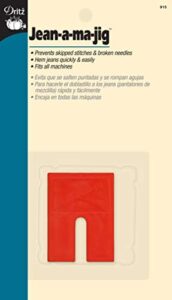Twin Needle Stitching Explained: Uses, Setup & Pro Sewing Tips for Beginners 7 Dritz 915 Jean A Ma Jig B005572NPS