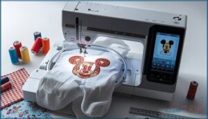 embroidery machine features and specifications