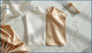 enhancing structure with interfacing and lining