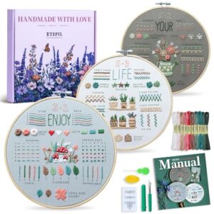 ETSPIL Embroidery Kit for Adult B0C3ZVKB46