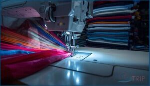 faster sewing and increased productivity