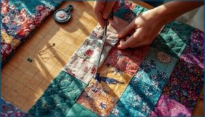 grading and trimming seam allowances