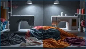 how each machine complements a sewing machine