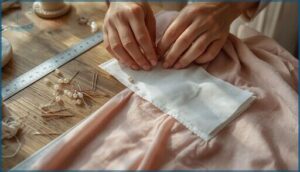 how to attach sew-in interfacing