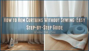 how to hem curtains without sewing