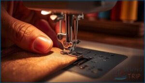 how to properly install a new needle