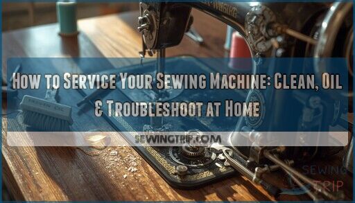 how to service sewing machine