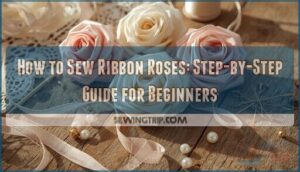 how to sew ribbon roses