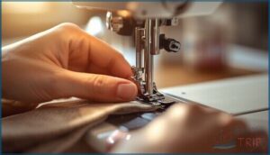 how to thread the needle and bring up bobbin thread