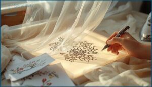 how to trace designs on thin fabrics how to trace designs on thin fabrics