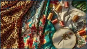 incorporating floral and animal patterns incorporating floral and animal patterns