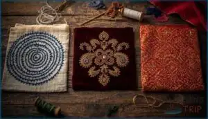 indian zardozi, kantha, and phulkari indian zardozi, kantha, and phulkari